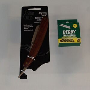 Salon Care Professional Shaving Razor With Box Of Blades